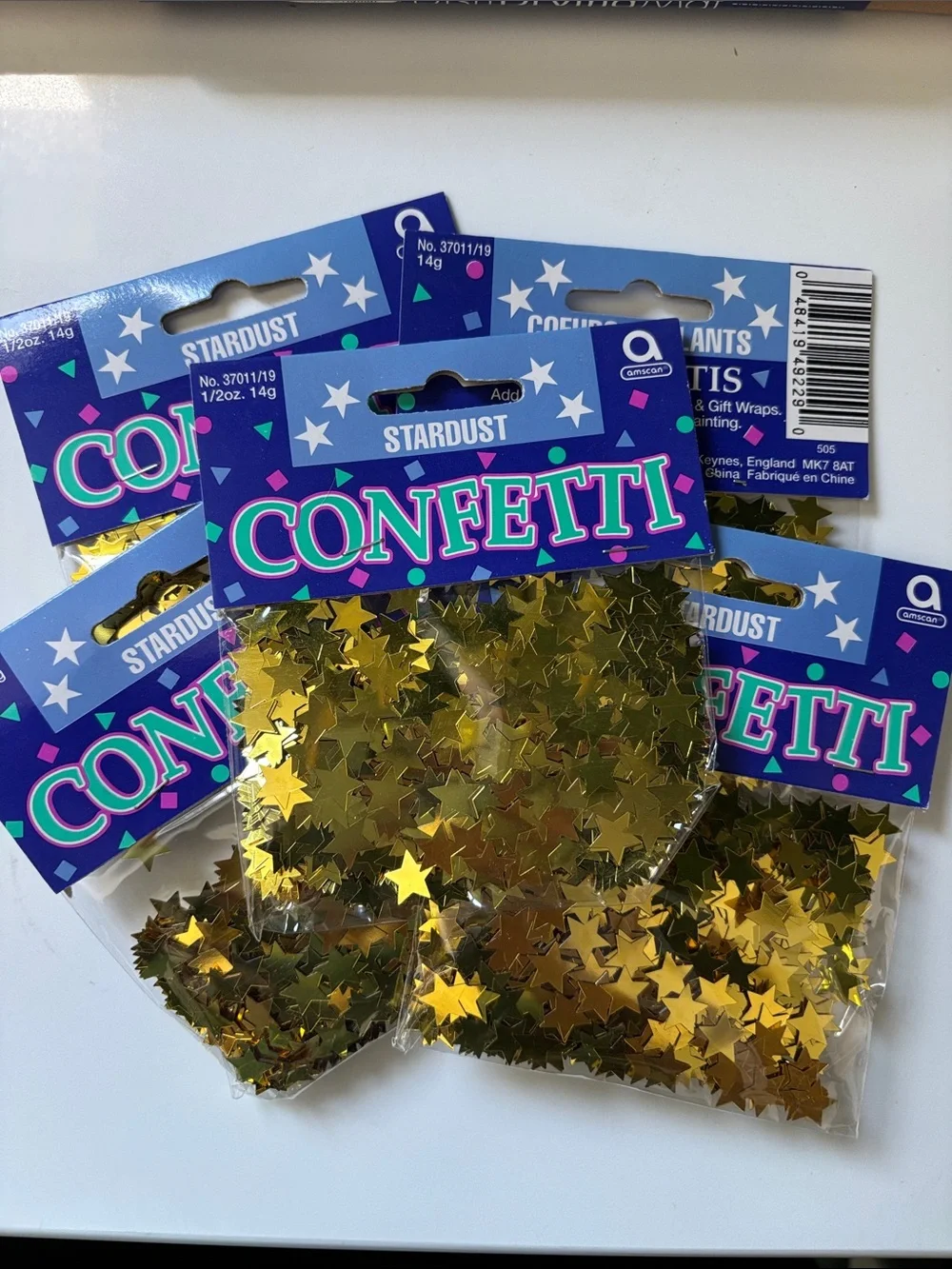 Amscan Gold Star Stardust Confetti Pack